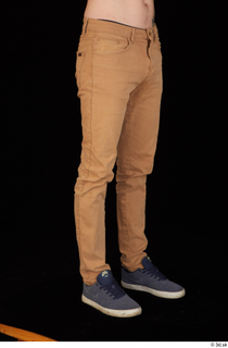 Falcon White brown trousers casual dressed leg lower body 0008.jpg